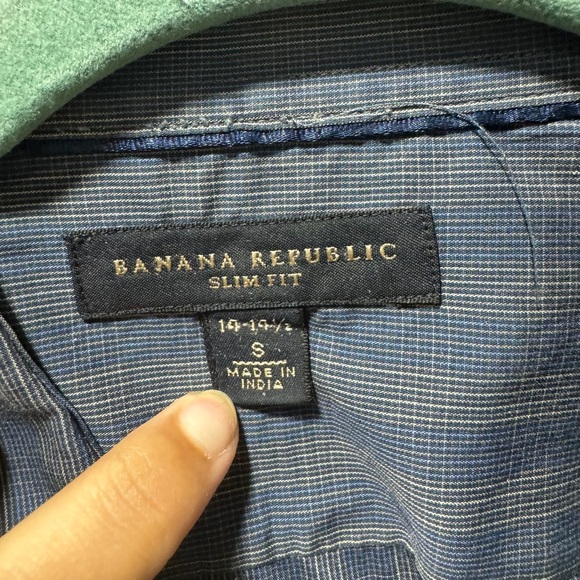 Banana Republic Men Full Sleeves Collared Shirt Size S - Picture 2 of 3